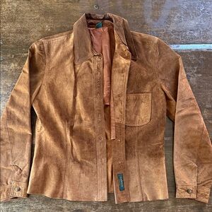 Vintage Danier Brown Suede Jacket, M